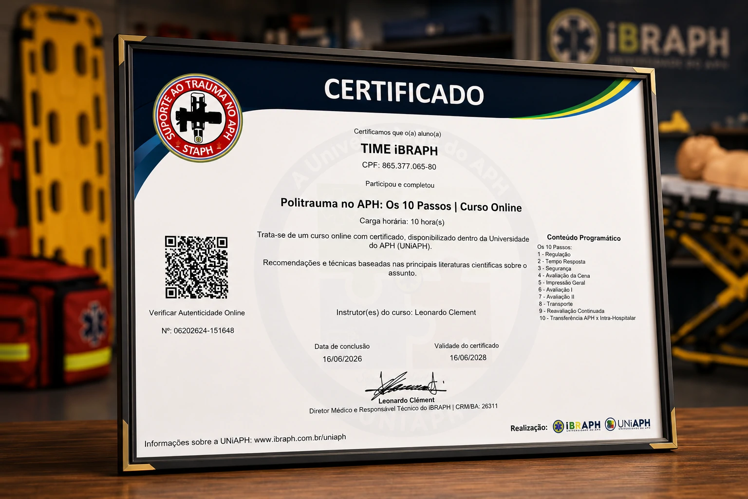 cerificado politrauma